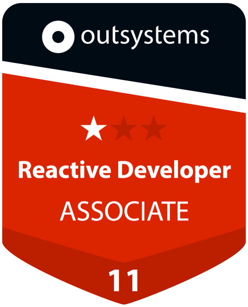 Outsystems Reactive Developer Associate