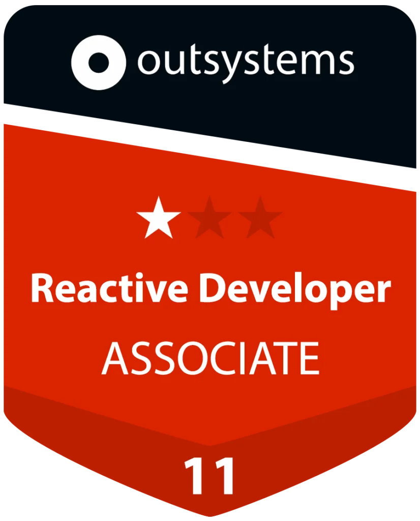 Outsystems Reactive Developer Associate