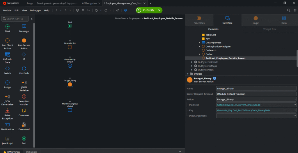 Secure Employee Access Management Using OutSystemsReactive Application 7 Screenshot 2026 05 09 091148