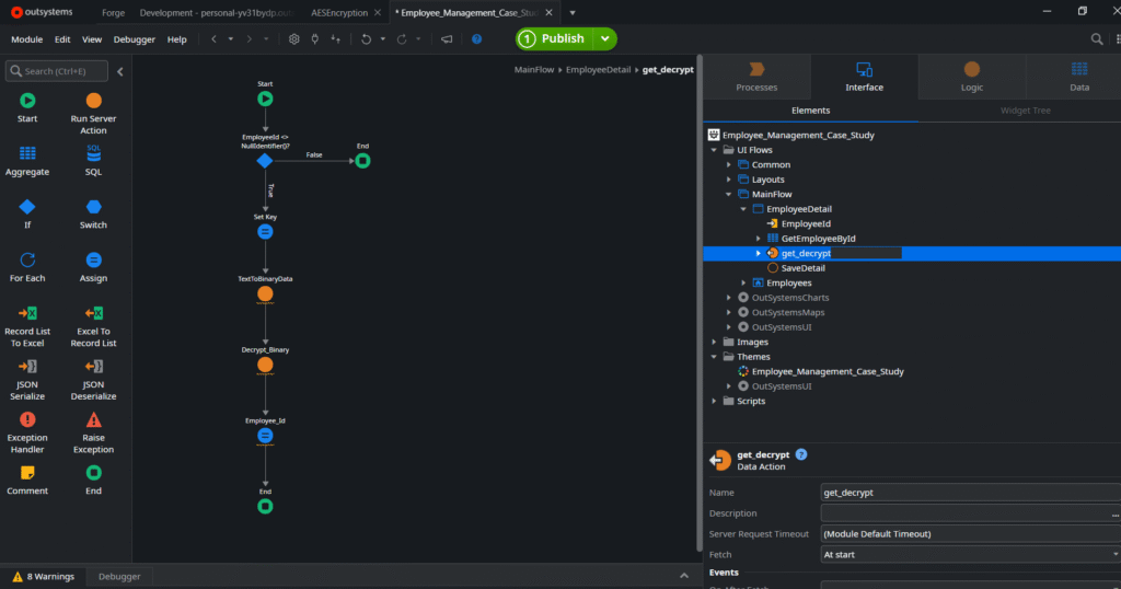 Secure Employee Access Management Using OutSystemsReactive Application 9 Screenshot 2026 05 09 091455