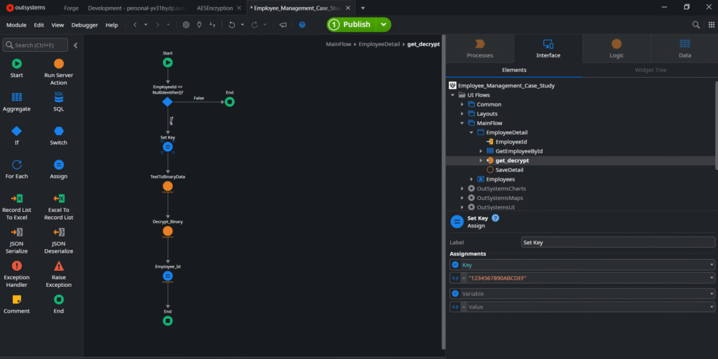 Secure Employee Access Management Using OutSystemsReactive Application 10 Screenshot 2026 05 09 091546