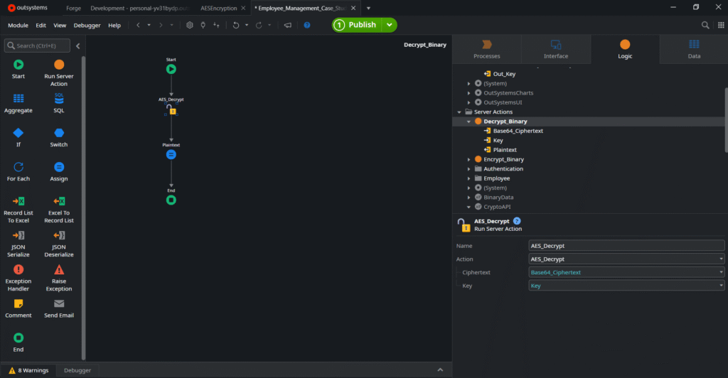 Secure Employee Access Management Using OutSystemsReactive Application 11 Screenshot 2026 05 09 091654