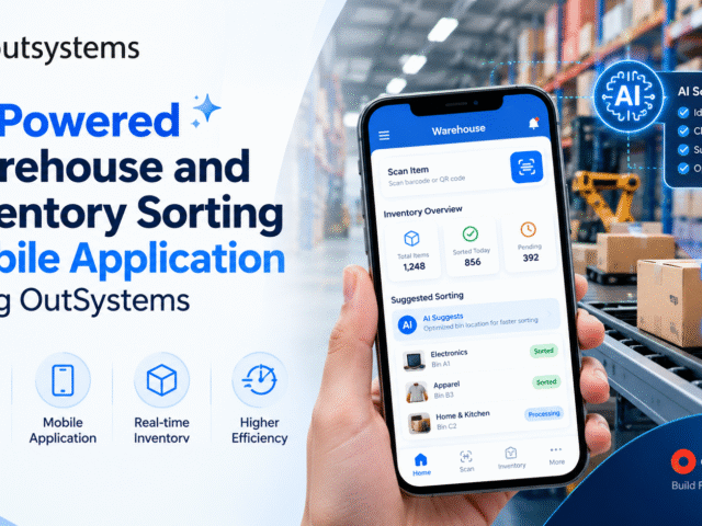AI-Powered Warehouse and Inventory Sorting Mobile Application Using OutSystems